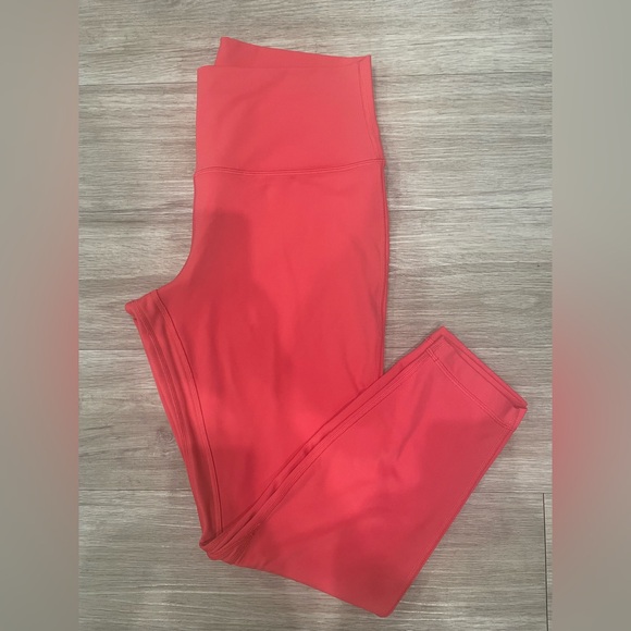Lululemon Athletica Coral Double-Lined Leggings - Picture 8 of 9